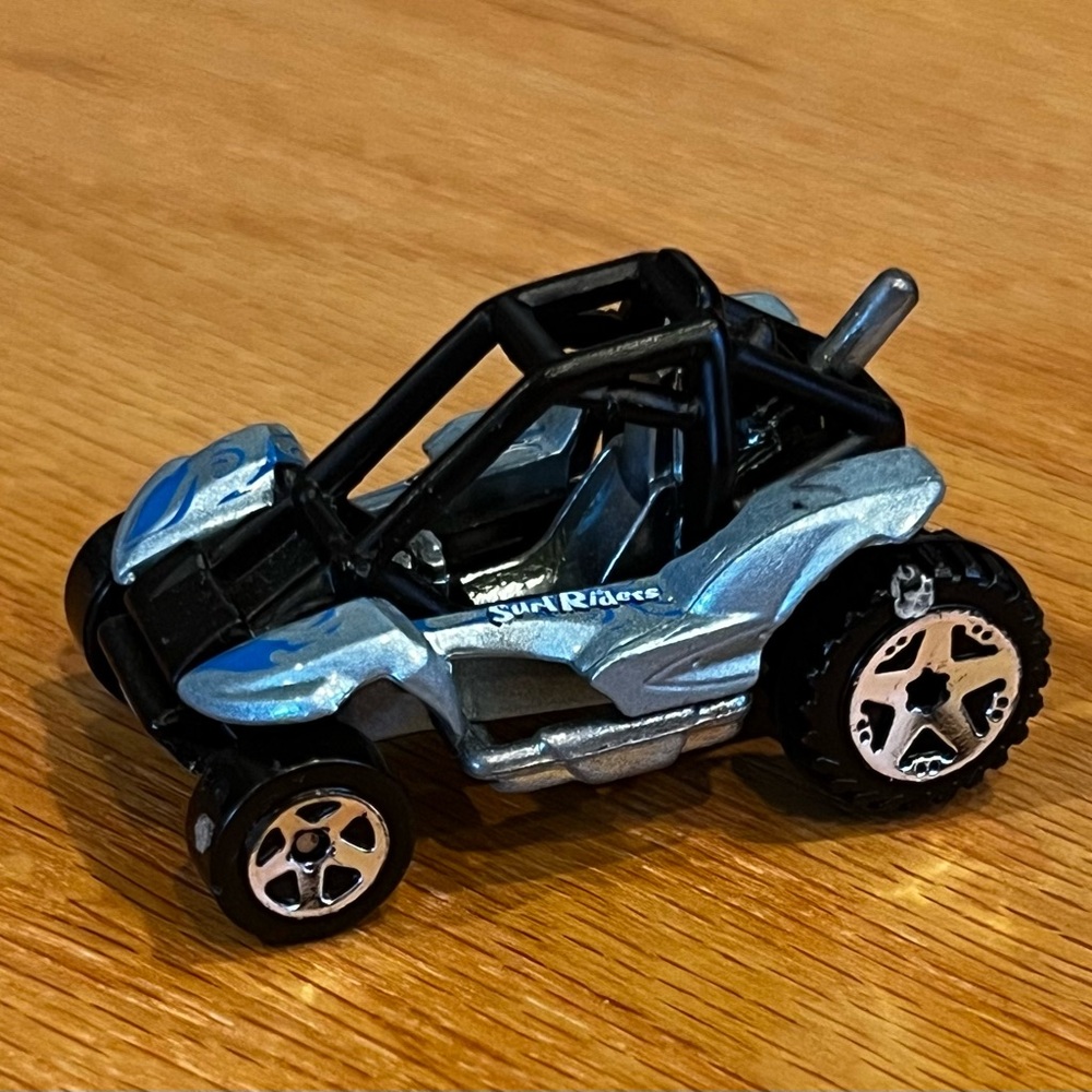 SuperRacer Metallic Blue Dune Buggy Toy